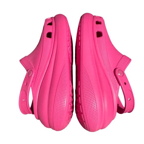 Crocs Classic Crush Pink Clogs, Size 9M 11W NWOB - Picture 8 of 11